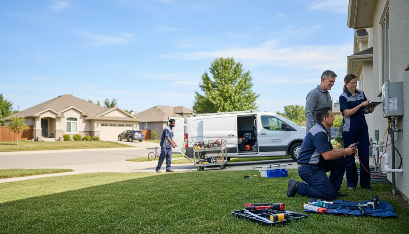 Tankless water heater service in Amherst, TX
